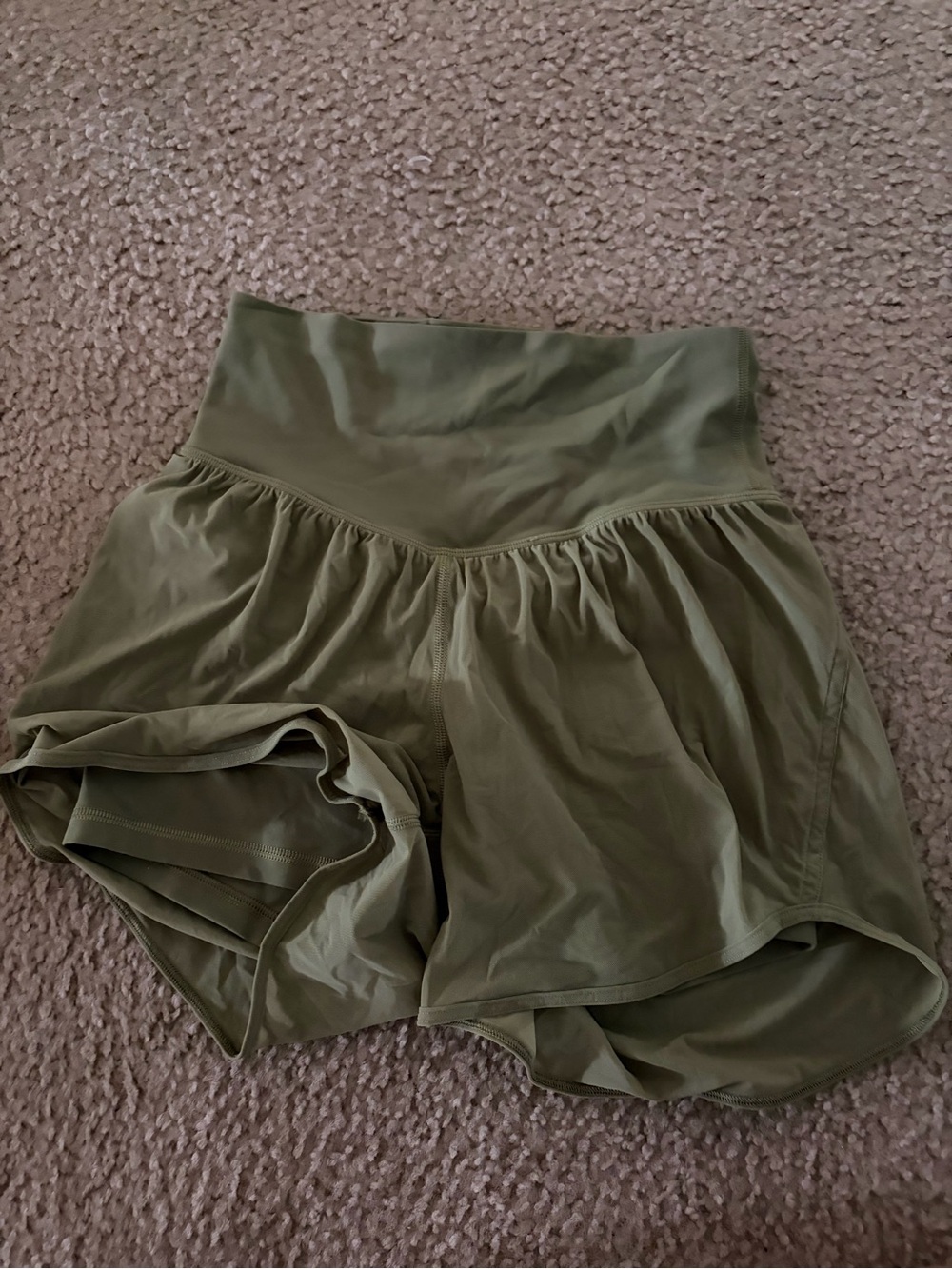lululemon athletica Olive Green High-Rise Skort